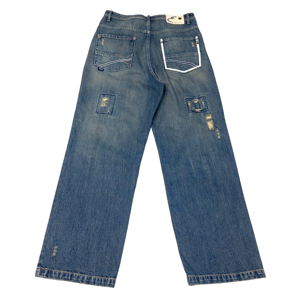 Vintage 90s Enyce Baggy Jeans Mens Size 36 Y2K Hip Hop‎ Skater Embroidered